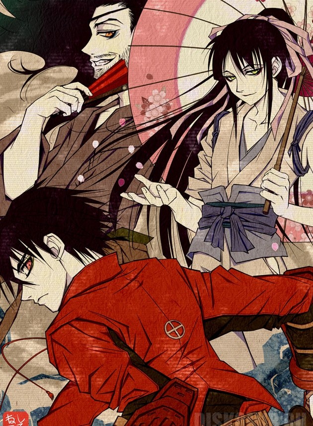������ �������� Drifters Nasu, Nobunaga, Toyohisa