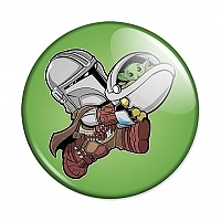  The Mandalorian Chibi Child  Bounty Hunter