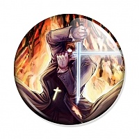  Hellsing - Alexander Anderson in flames