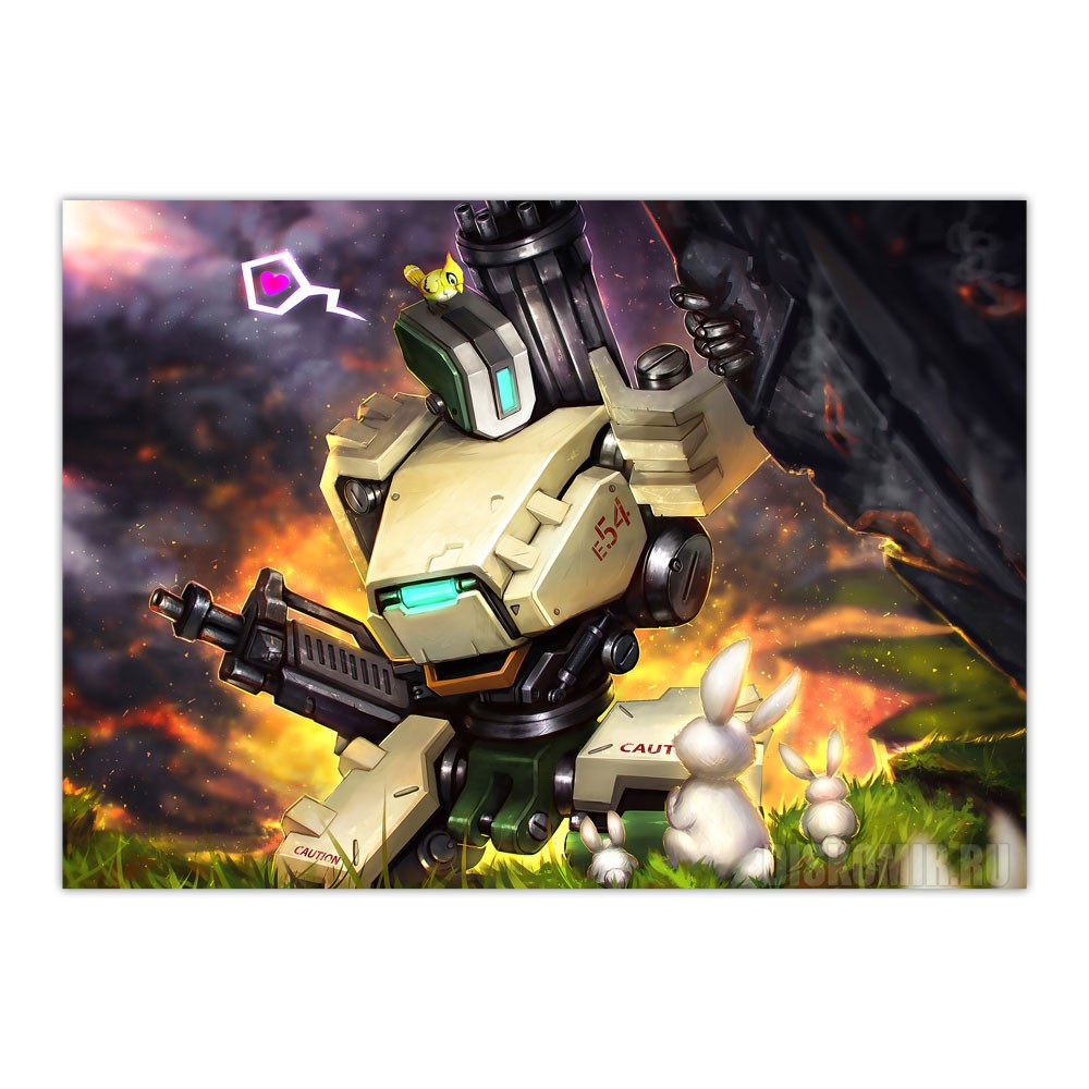 ���������� ������� ������ �������� Overwatch - Bastion Robot artwork �� ����� � ����� Overwatch / �������� / �����