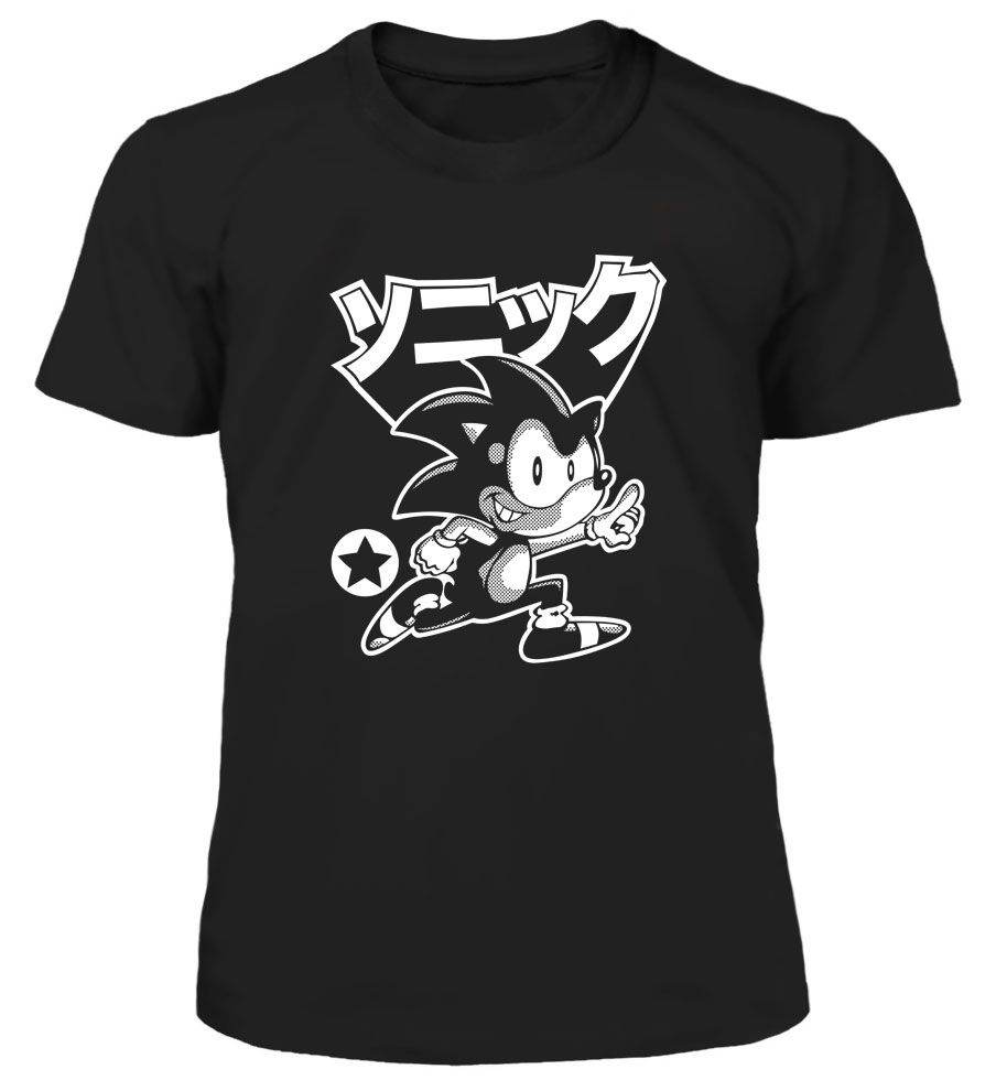 ���������� ������� �������� Sonic Japanese Kanji SEGA �� ����� � ����� ����� / Sonic the Hedgehog / �� �����