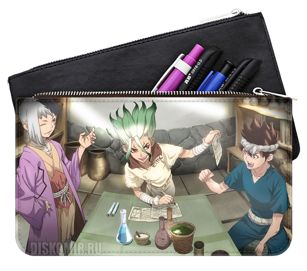 ���������� ������� ����� ������ "Dr. Stone" Senkuu, Chrome � Gen �� ����� � ����� ������ ����� / Dr. Stone / Doctor Stone