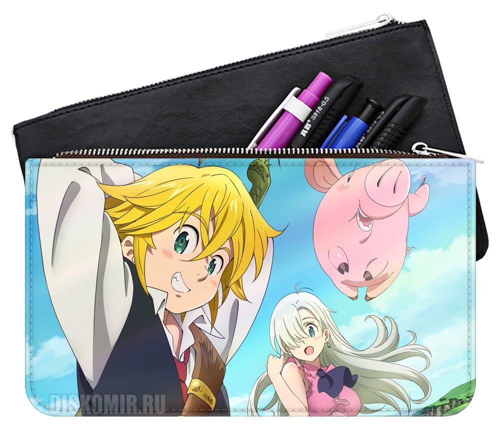 ���������� ������� ����� ������ Nanatsu no Taizai - Elizabeth Liones, Hawk � Meliodas �� ����� � ����� ���� �������� ������ / Nanatsu no Taizai / The Seven Deadly Sins