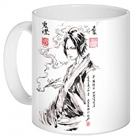  Sumi-e "Hoozuki no Reitetsu" Hakutaku  Hoozuki