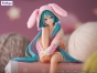 ������� SAV Noodle Stopper Figure Hatsune Miku Rabbit Ear Hood Pajama