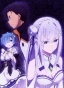 ������ �������� ����� � �������������� ���� � ���� - Rem, Emilia, Subaru Natsuki
