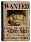 ������� �� ������� One Piece - Roronoa Zoro Wanted Poster