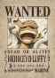 ������ �������� One Piece - Luffy Wanted Poster