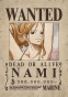 ������ �������� One Piece - Nami Wanted Poster