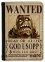 ������� �� ������� One Piece - God Usopp Wanted Poster