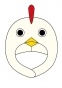    / Cap Kigurumi Chicken