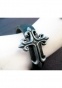  Adjustable Unisex Leather Cross Bracelet 54846
