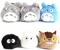 Фотография маленькая Набор мягких игрушек My Neighbor Totoro (6 шт) из аниме Тоторо / Мой сосед Тоторо / My Neighbor Totoro / Tonari no Totoro